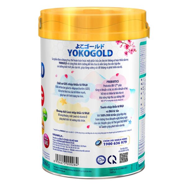 SỮA BỘT VINAMILK YOKO GOLD 1 850GR - Hình ảnh 2