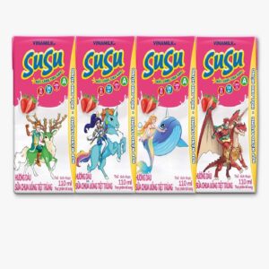 SỮA VINAMILK SUSU HƯƠNG DÂU 110ML X 4 CHAI