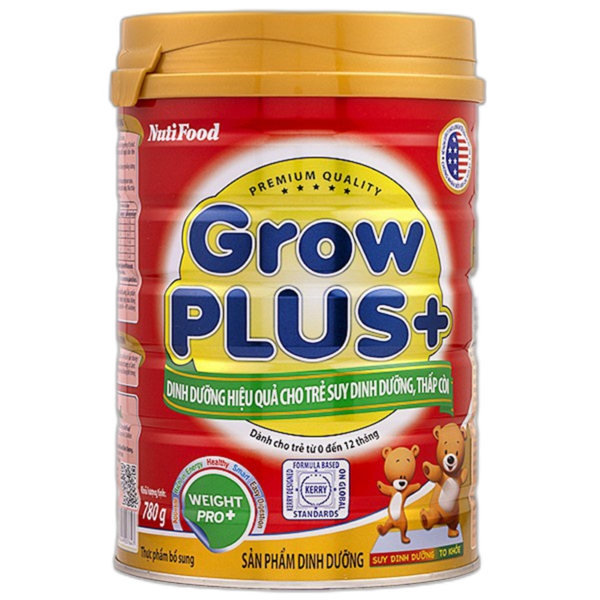SỮA NUTIFOOD GROW PLUS + ĐỎ 780G (0-12 tháng)