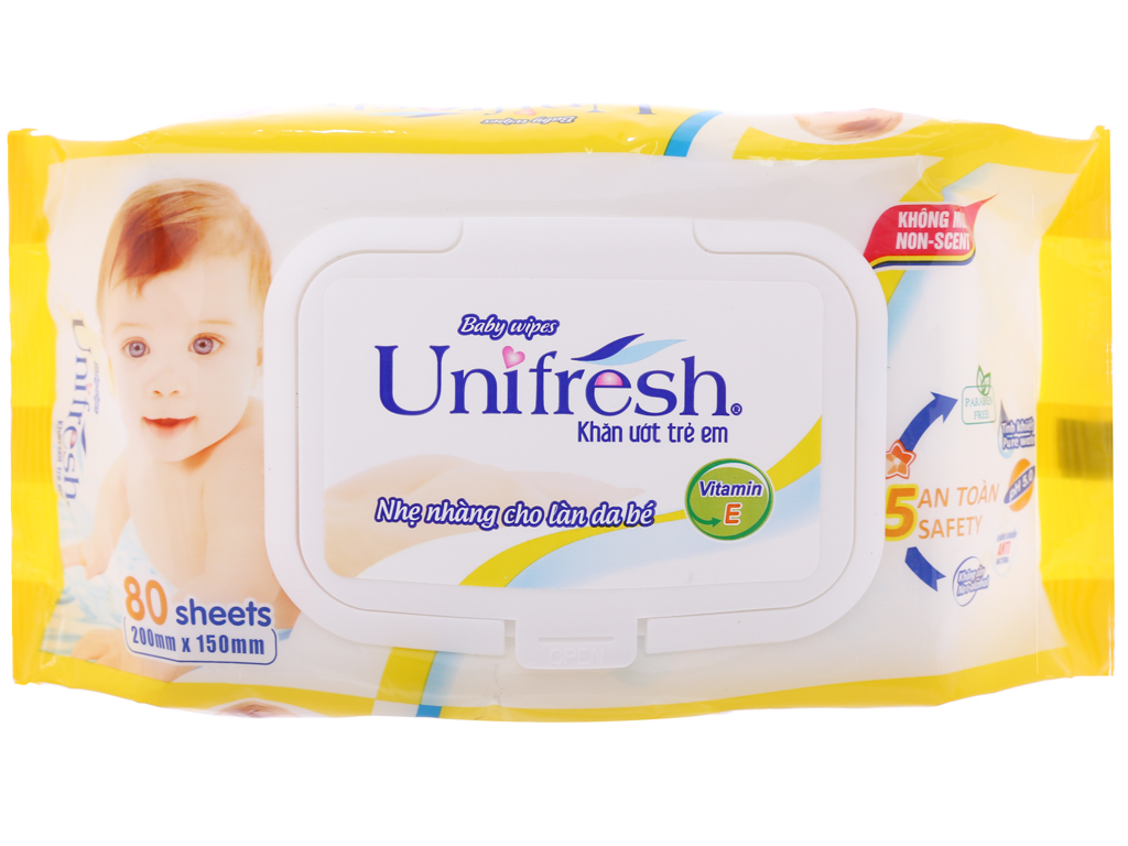 KHĂN ƯỚT UNIFRESH 80 MIẾNG
