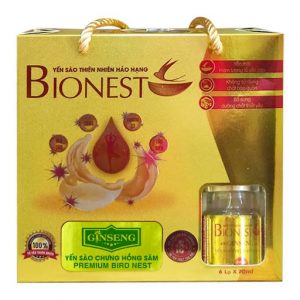 NƯỚC YẾN XÀO BIONEST GINSENG HỒNG SÂM