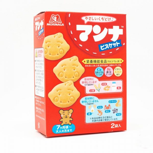 BÁNH QUY MẶT CƯỜI ĂN DẶM MORINAGA NHẬT 7 THÁNG