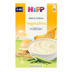 BỘT SỮA VÀ NGŨ CỐC RAU CỦ TỔNG HỢP HIPP 250G