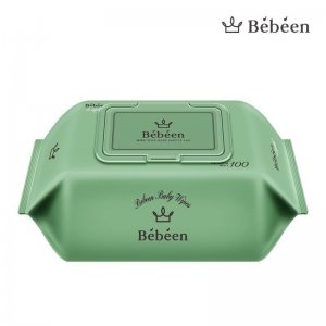 KHĂN ƯỚT BEBEEN Không Mùi (Xanh) 100 Tờ