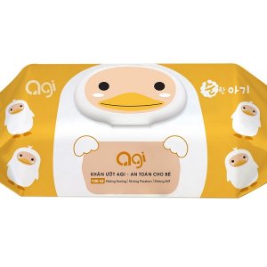 Khăn ướt AGI Không mùi HÌNH CHÚ VỊT 100 tờ