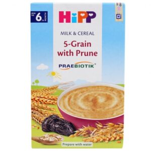 BỘT SỮA DD HIPP BỔ SUNG PRAEBIOTIK - NGŨ CỐC TỔNG HỢP, MẬN TÂY 250G