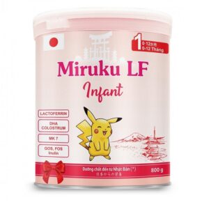 SỮA BỘT NGUYÊN LIỆU NHẬT MIRUKU LF Infant-1 800g