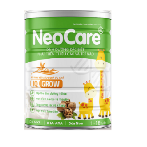 SỮA BỘT NGUYÊN LIỆU MỸ NEOCARE IQ GROW 900g