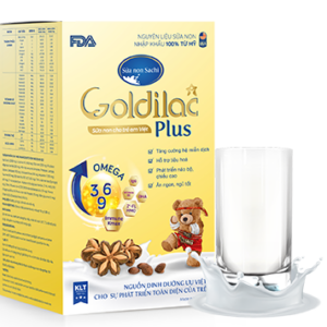 SỮA BỘT GOLDILAC PLUS SỮA NON 28 gói x 14g Nhập Khẩu Mỹ
