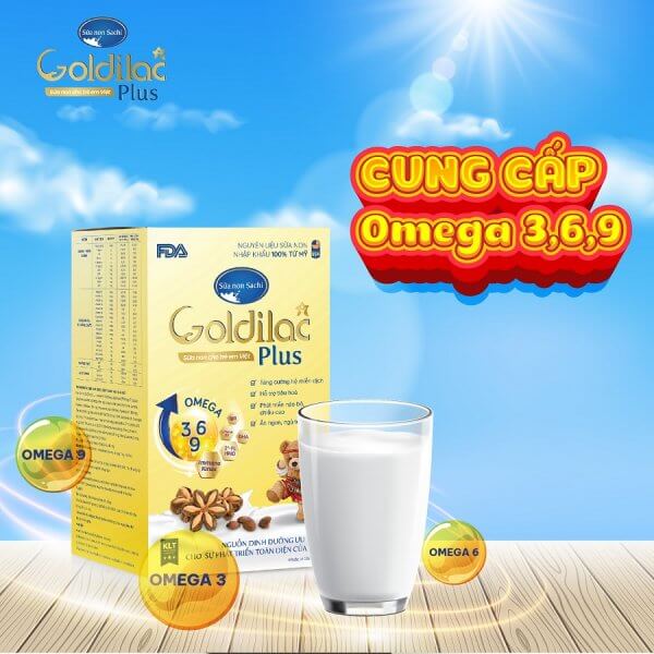 SỮA BỘT GOLDILAC PLUS SỮA NON 28 gói x 14g Nhập Khẩu Mỹ - Hình ảnh 3