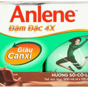 Sữa nước ANLENE Đậm Đặc Socola 125ml lốc 4 hộp