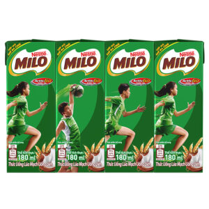 SỮA NƯỚC NESTLE MILO LÚA MẠCH 180ML X 4 HỘP