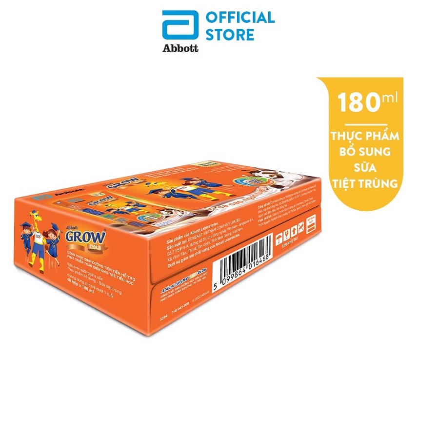 SỮA ABBOTT GROW VỊ CACAO 180ML - Ảnh 4