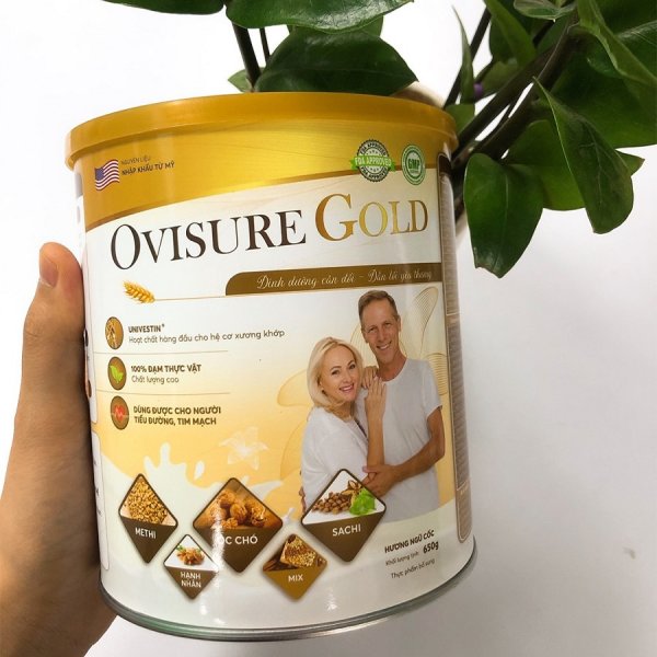 SỮA BỘT NHẬP KHẨU MỸ  OVISURE GOLD Sữa Non 650g - Hình ảnh 2