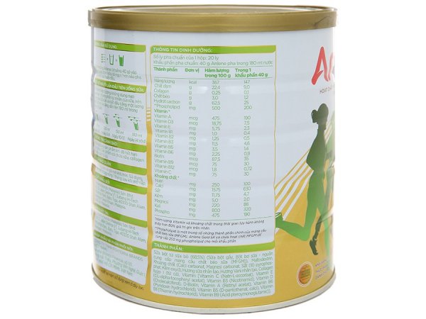 SỮA BỘT ANLENE Gold 5X Hương Vani ít béo (>40 tuổi) 800g - Hình ảnh 4