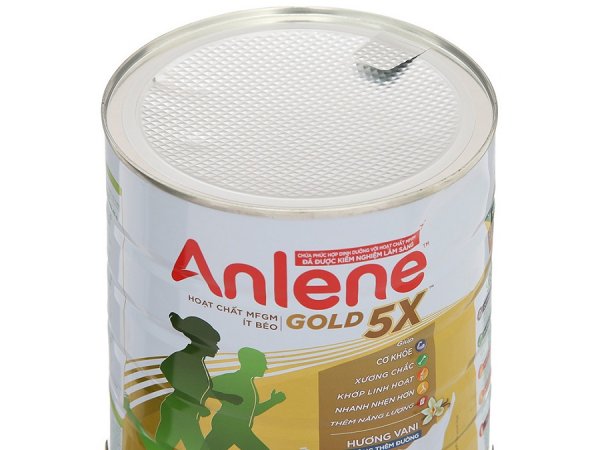 SỮA BỘT ANLENE Gold 5X Hương Vani ít béo (>40 tuổi) 800g - Hình ảnh 5