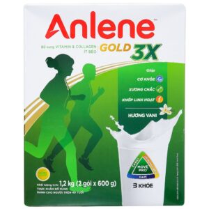 SỮA BỘT ANLENE GOLD 3X VANI (>40 tuổi) 1,2Kg NEW