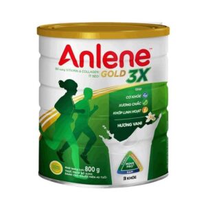 SỮA BỘT ANLENE Gold 3X Hương Vani (>40 tuổi) 800g