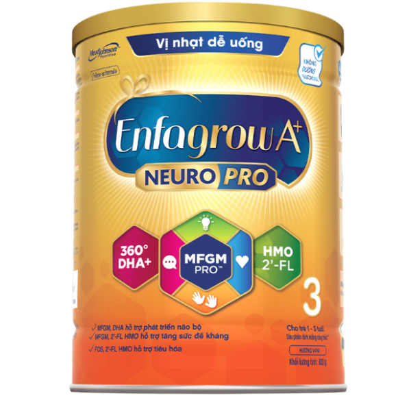 SỮA BỘT ENFA ENFAGROW NEUROPRO A+ 3 830G VỊ NHẠT DỄ UỐNG