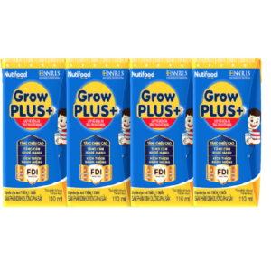 SỮA NƯỚC NUTIFOOD GROWPLUS  XANH 110ML x 4 HỘP