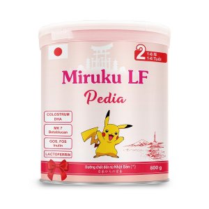 SỮA BỘT NGUYÊN LIỆU NHẬT MIRUKU LF PEDIA 2 800g