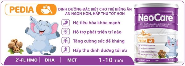 SỮA BỘT NGUYÊN LIỆU MỸ NEOCARE PEDIA 900g - Hình ảnh 2