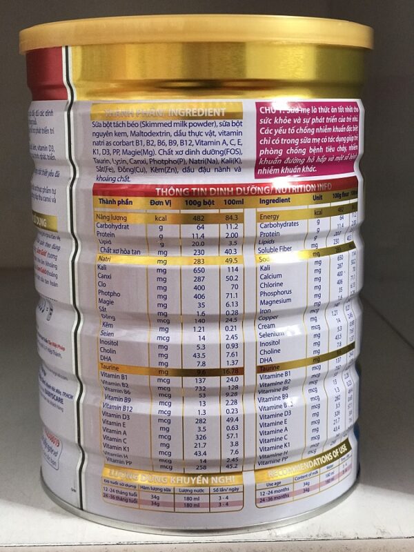 SỮA BỘT BABY CARE SURE GOLD 900g - Hình ảnh 2