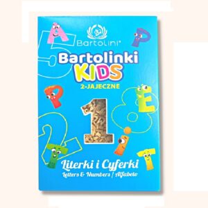 Bartolini Mì nui Hình Chữ Cái và Chữ Số 2 trứng 250g