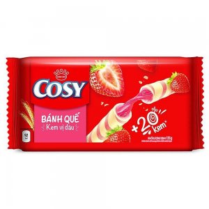 Bánh COSY BANH QUÊ KEM VỊ DÂU 126 gam