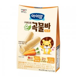 Bánh cuộn ăn dặm ILDONG vị Cà Rốt 40g (12m+)