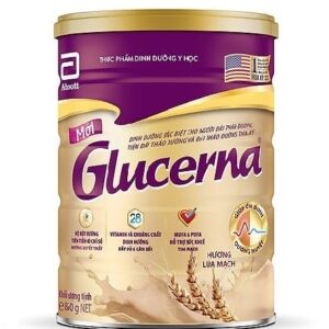 SỮA BỘT ABBOTT GLUCERNA HƯƠNG LÚA MẠCH LON 850g
