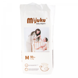 MIJUKU Tã Quần M 50 miếng (6-11)Kg