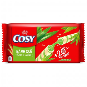 Bánh COSY BANH QUÊ KEM VỊ LÁ DỨA 126 gam