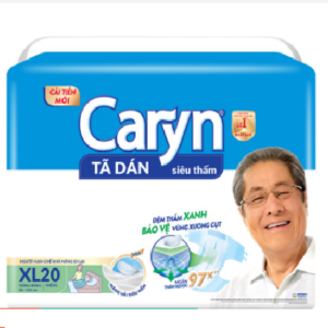 CARYN Tã Dán Siêu Thấm XL 20 miếng