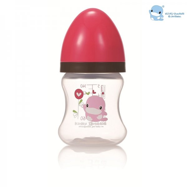 KUKU Bình Sữa Nhựa PP Cổ Rộng 140ml - Hình ảnh 3