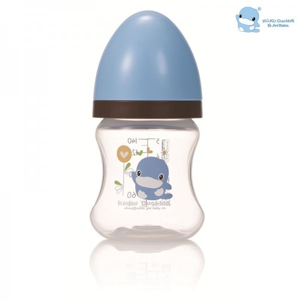 KUKU Bình Sữa Nhựa PP Cổ Rộng 140ml - Hình ảnh 2