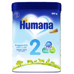 SŨA BỘT CHÂU ÂU HUMANA Gold Plus 2 800g