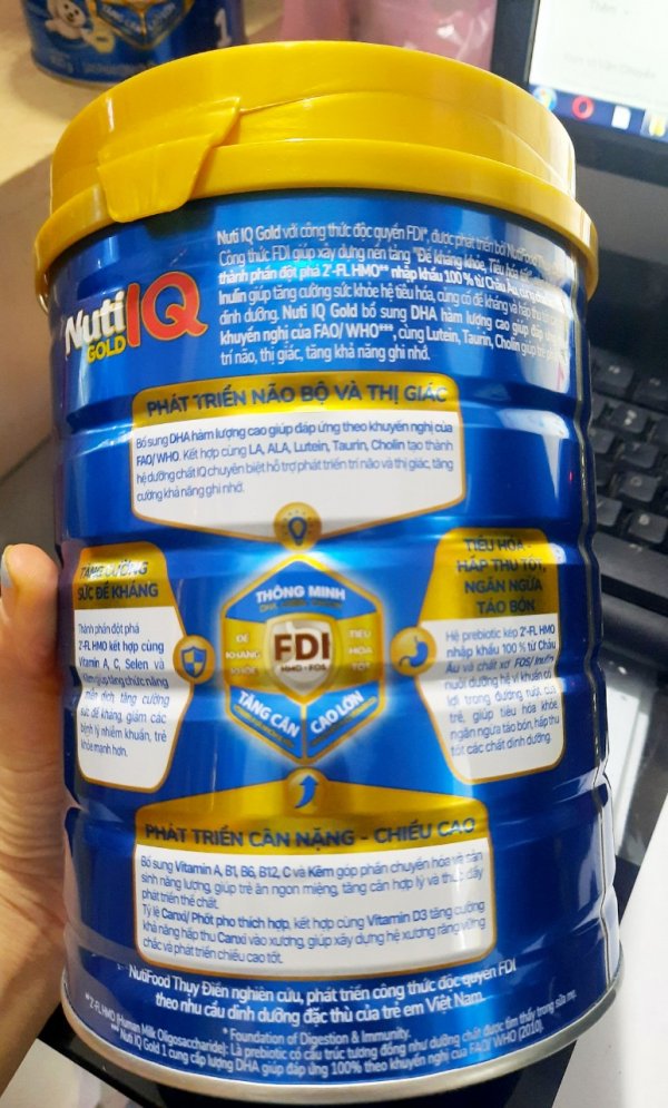 SỮA BỘT NUTIFOOD IQ GOLD 3 900g (mới) - Hình ảnh 4