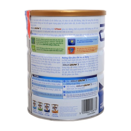 SỮA BỘT ABBOTT GROW SỐ 3 LON 900G - Ảnh 3