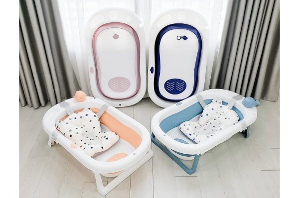 BABY BATHTUB Chậu tắm gấp gọn kèm phao
