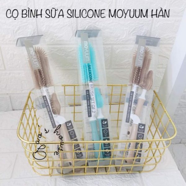 MOYUUM CỌ RỬA BS SILLICONE (SET OF 2) MÀU XANH - Hình ảnh 3
