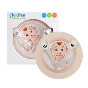 CHILDREN Bát ăn dặm kèm thìa và dĩa