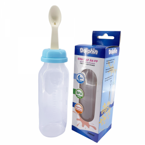 BÌNH THÌA TẬP ĂN DOLPHIN 200ML 6M+