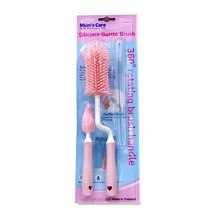 Cọ Rửa Bình Sữa Silicone MUM'S CARE xoay 360º