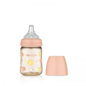 MOYUUM Bình Sữa PPSU Hoa Cúc (hồng) Hàn Quốc 170ml 0m+