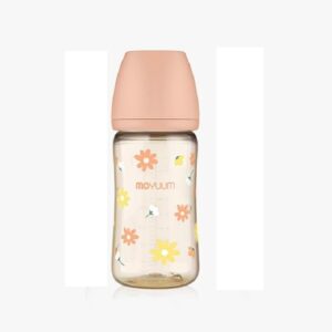 MOYUUM Bình Sữa PPSU Hoa Cúc (hồng) Hàn Quốc 270ml 2m+