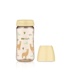 MOYUUM Bình Sữa PPSU Lạc Đà (vàng) Hàn Quốc 270ml 2m+