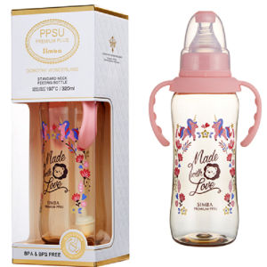 SIMBA Bình sữa PPSU Hồ Lô Dorothy Wonderland Cổ Chuẩn 320ml - Màu Hồng
