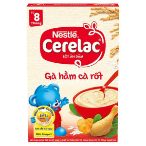 Bột ăn dặm Nestle Gà hầm cà rốt cho bé từ 8 tháng