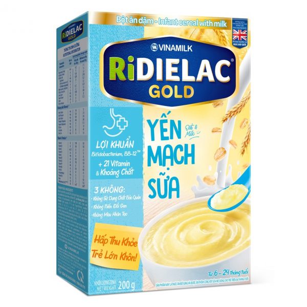 Bột ăn dặm VINAMILK Yến Mạch Sữa 200g - Hình ảnh 2